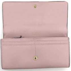 VALENTINO GARAVANI Bifold Long Wallet Pink Rockstud Studded Leather Ladies