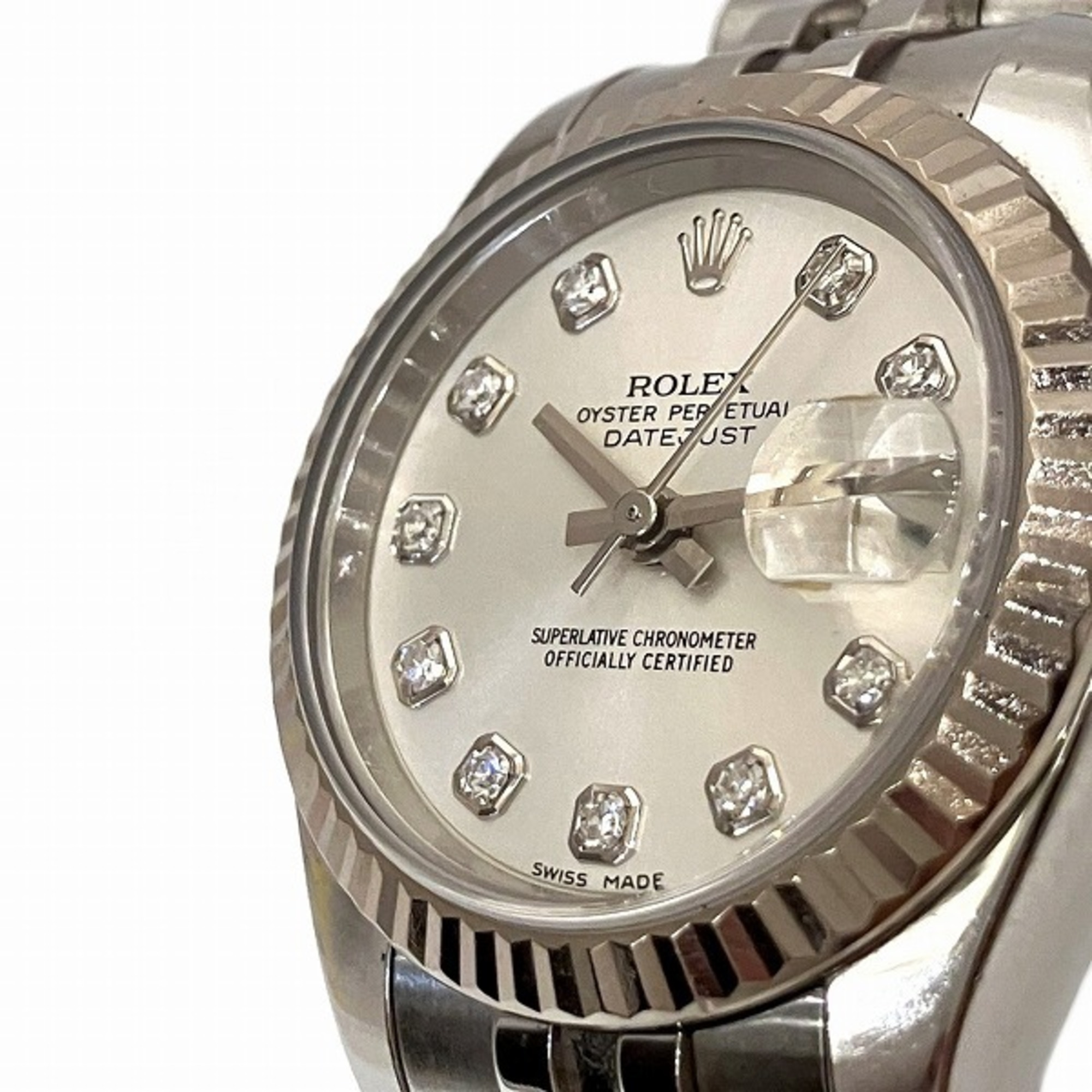 Rolex Datejust 179174G Automatic D Number Watch Ladies