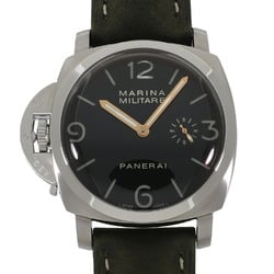Panerai Luminor Marina Militare Left Hand 2005 Special Edition World Limited 1000 PAM00217 H Number Black Men's Watch P7725