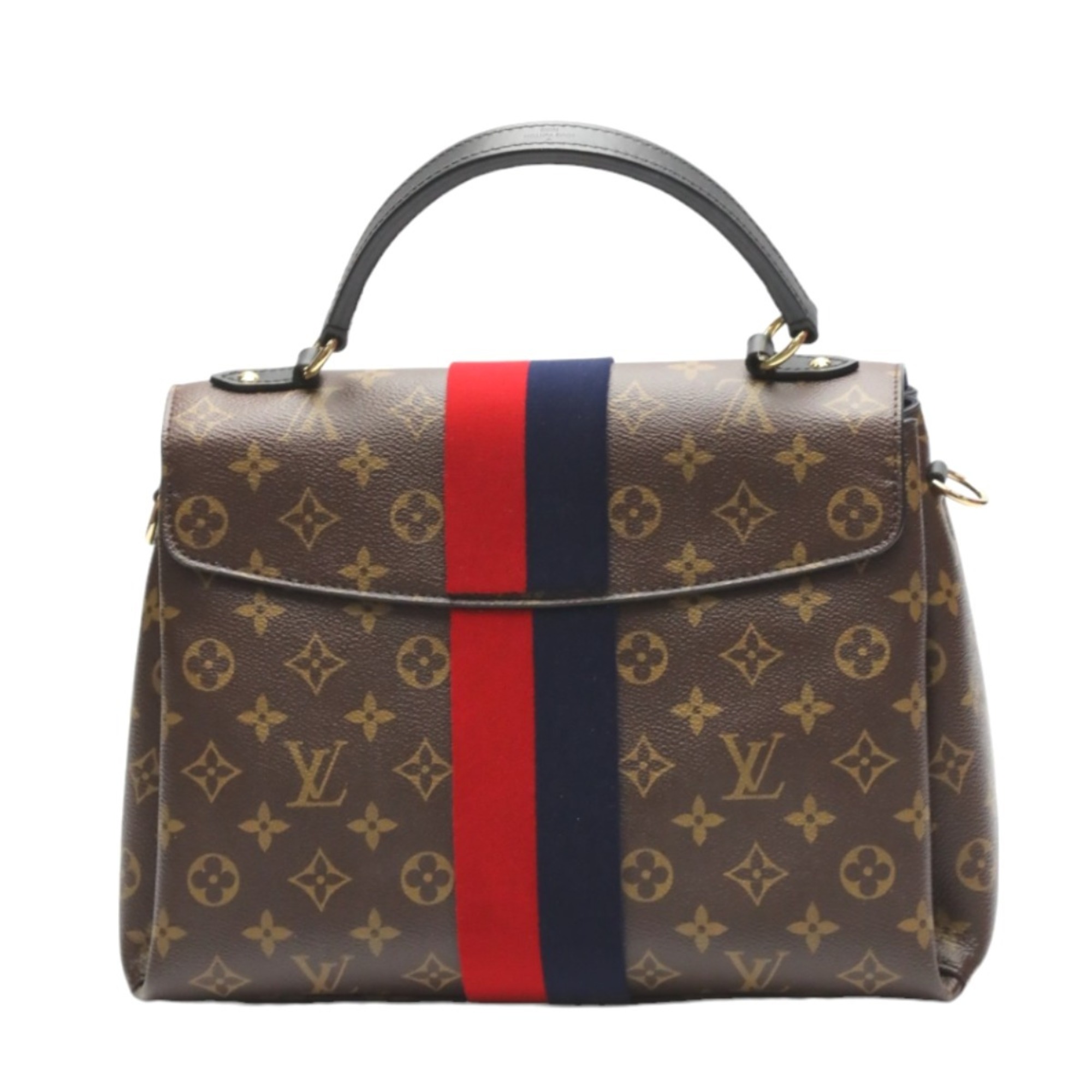 LOUIS VUITTON 2WAY Bag Monogram Georges MM M43778 Louis Vuitton Brown Shoulder