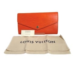 LOUIS VUITTON Louis Vuitton Long Wallet Epi Portefeuille Sara M60584 Orange