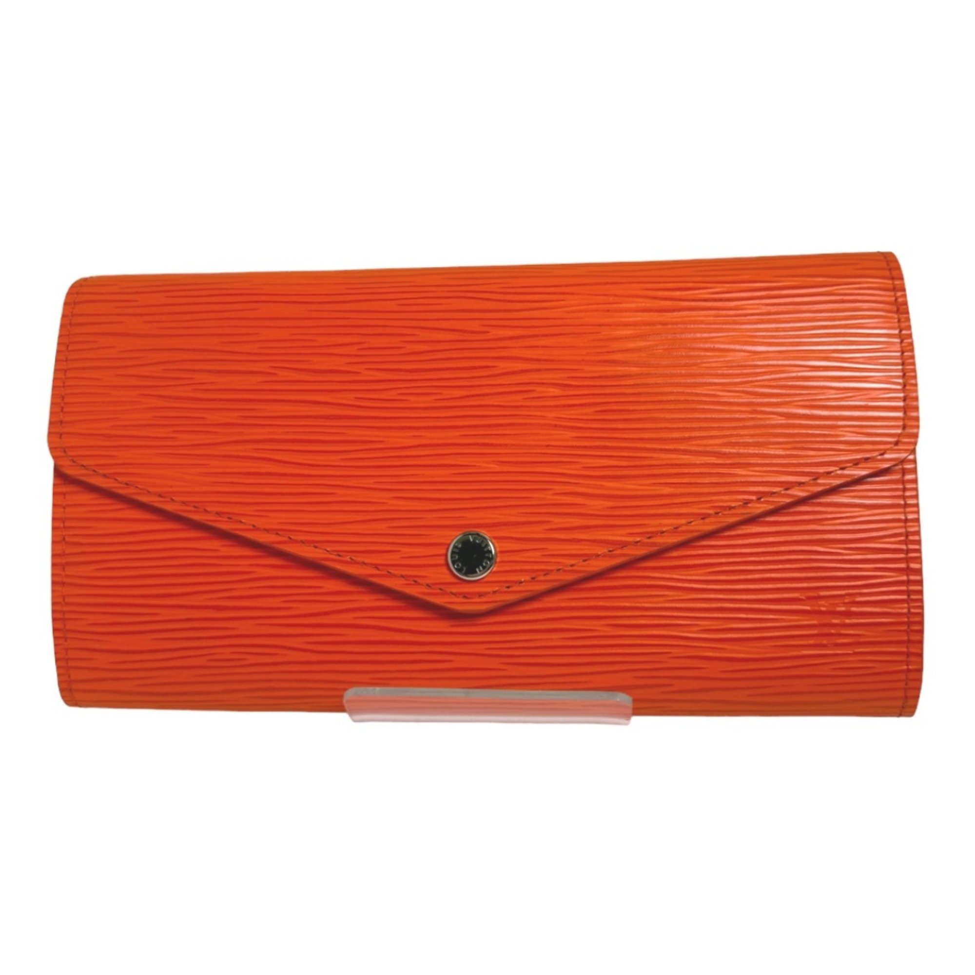 LOUIS VUITTON Louis Vuitton Long Wallet Epi Portefeuille Sara M60584 Orange