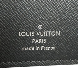 LOUIS VUITTON Louis Vuitton Bifold Long Wallet Taiga Portefeuille Braza M30501 Black