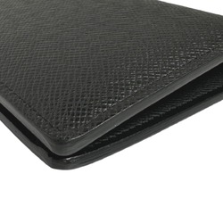 LOUIS VUITTON Louis Vuitton Bifold Long Wallet Taiga Portefeuille Braza M30501 Black