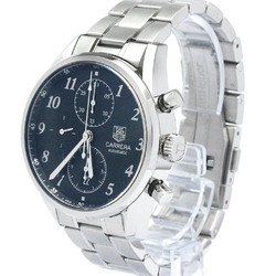 Polished TAG HEUER Carrera Heritage Calibre 16 Steel Mens Watch CAS2110 BF566736