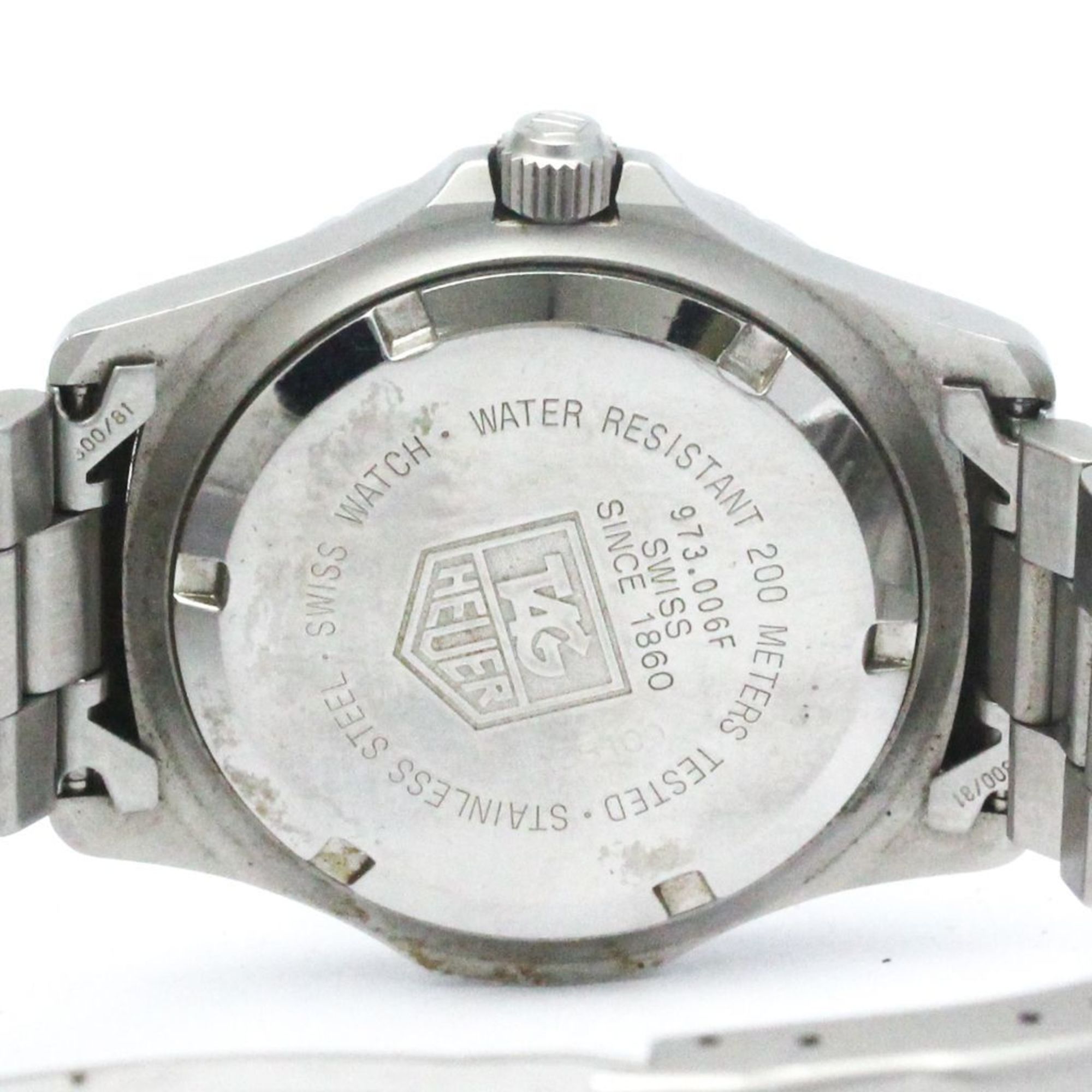 TAG HEUER Professional Chronograph Steel Quartz Mens Watch 973.006 BF569428