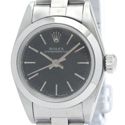 Polished ROLEX Oyster Perpetual 67180 A Serial Automatic Ladies Watch BF569398