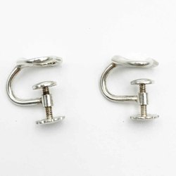 Tiffany Open Heart Earrings Screw Type Silver 925 Women's TIFFANY&Co. IT6IPTQCKFMO