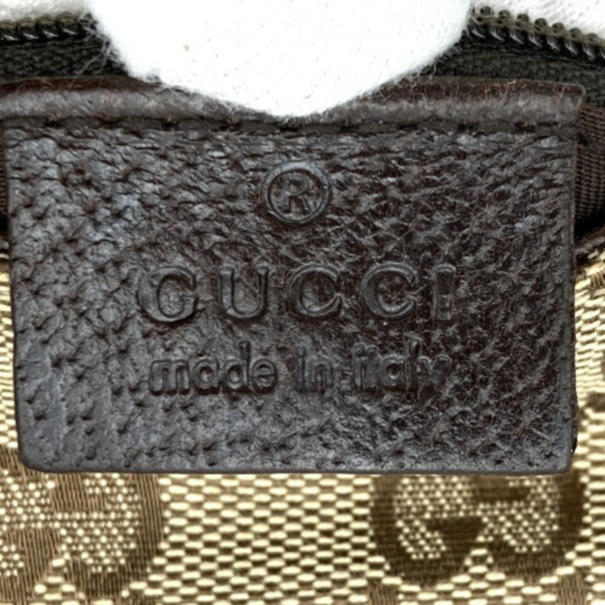 GUCCI GG Pattern Waist Bag Pouch Body Brown Canvas Women's Men's Fashion 131236 IT1W61UZ06II