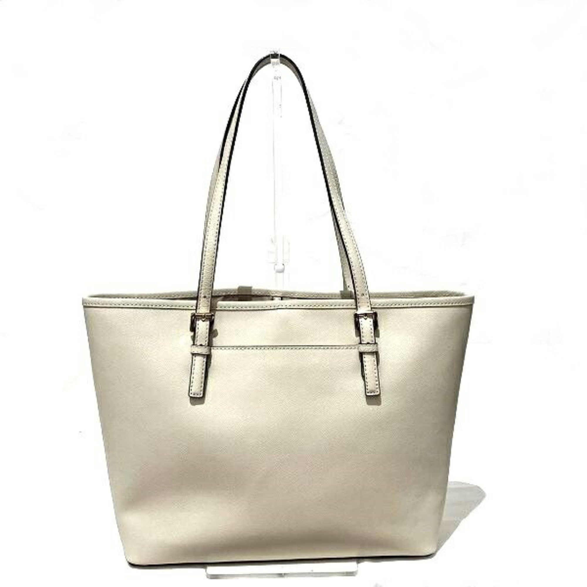 michael kors leather white bag tote ladies