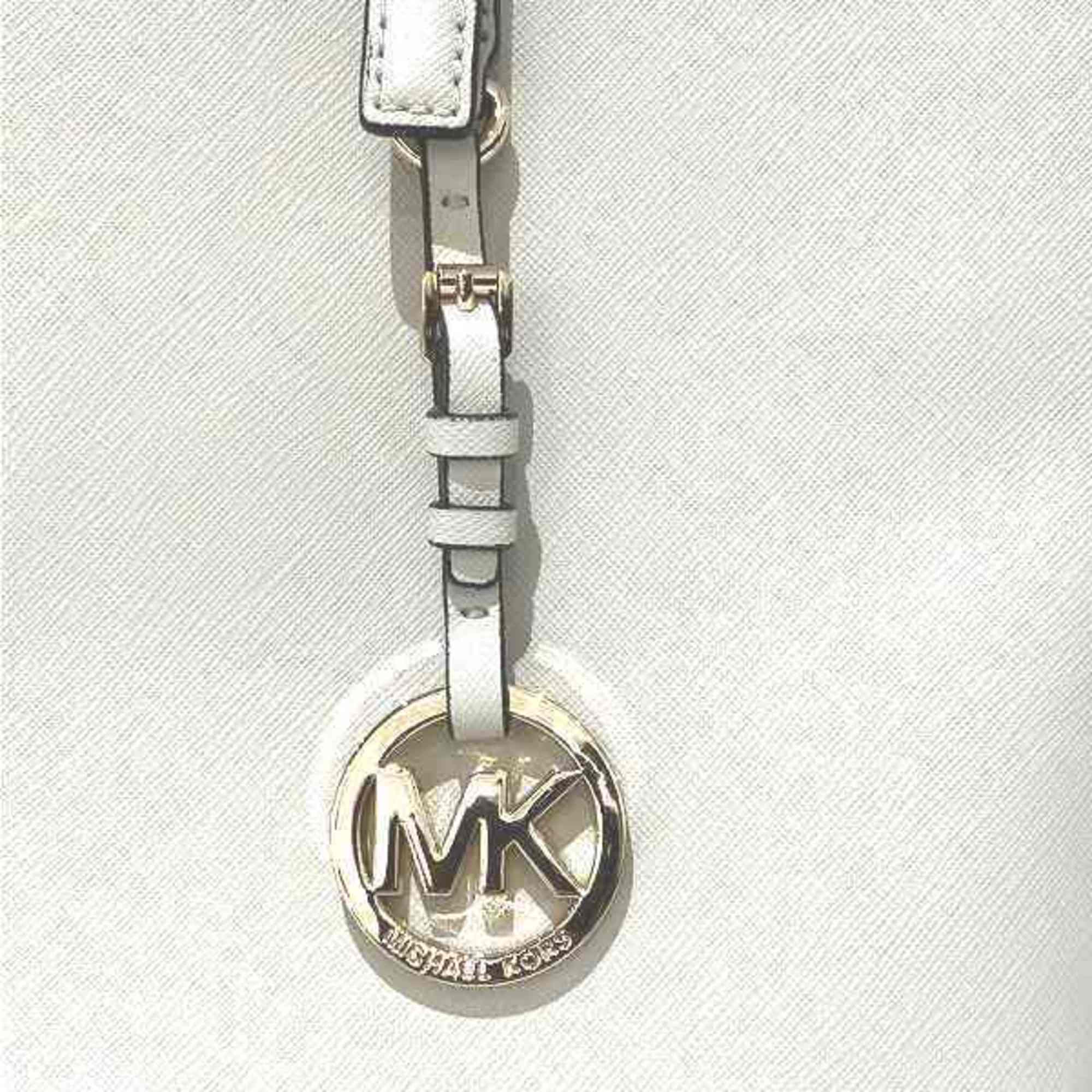 michael kors leather white bag tote ladies