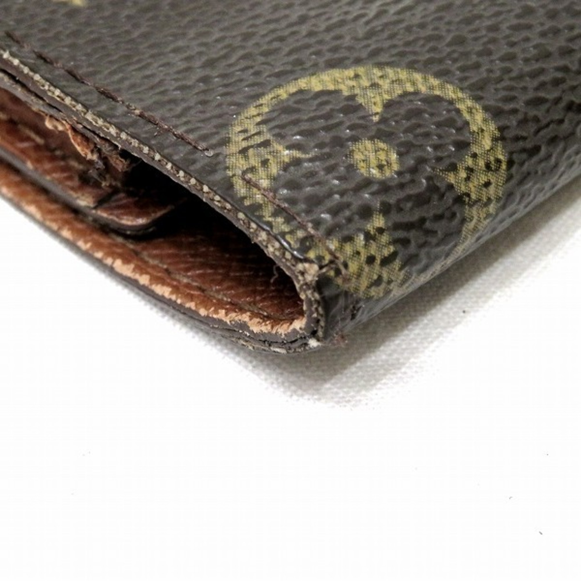 Louis Vuitton Monogram Portefeuille 3 Cult Credit M61818 Wallet Bifold Long Men's Women's