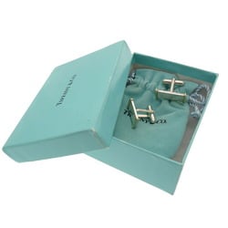 Tiffany Cufflinks Silver 925 K18 Yellow Gold 750 0185 TIFFANY&Co. Men's