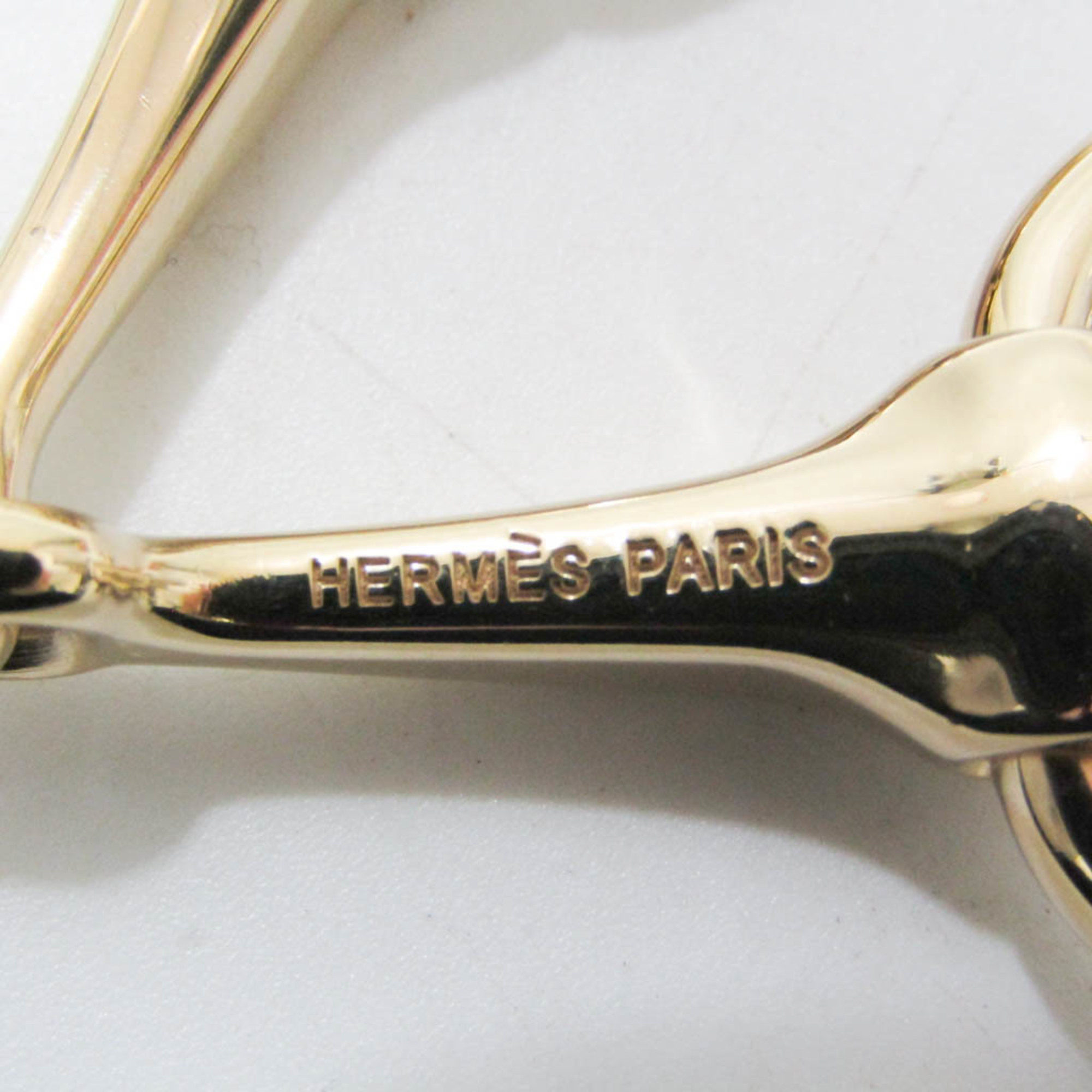 Hermes Metal Scarf Ring Gold mall