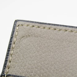 Valextra Vertical 12 Card V8L21 Men,Women Leather Long Bill Wallet (bi-fold) Grayish