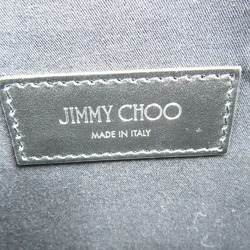 Jimmy Choo Star Studded Leather Metallic Gray Body Bag 0208JIMMY CHOO 5J0208ESI5