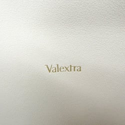 Valextra Women's Leather Clutch Bag Cream
