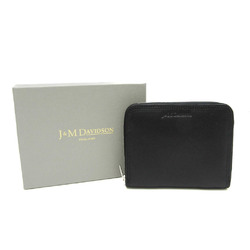 J&M Davidson S ZIP AROUND PURSE SAFFIANO 10224N Women's Leather Coin Purse/coin Case Black,Bordeaux