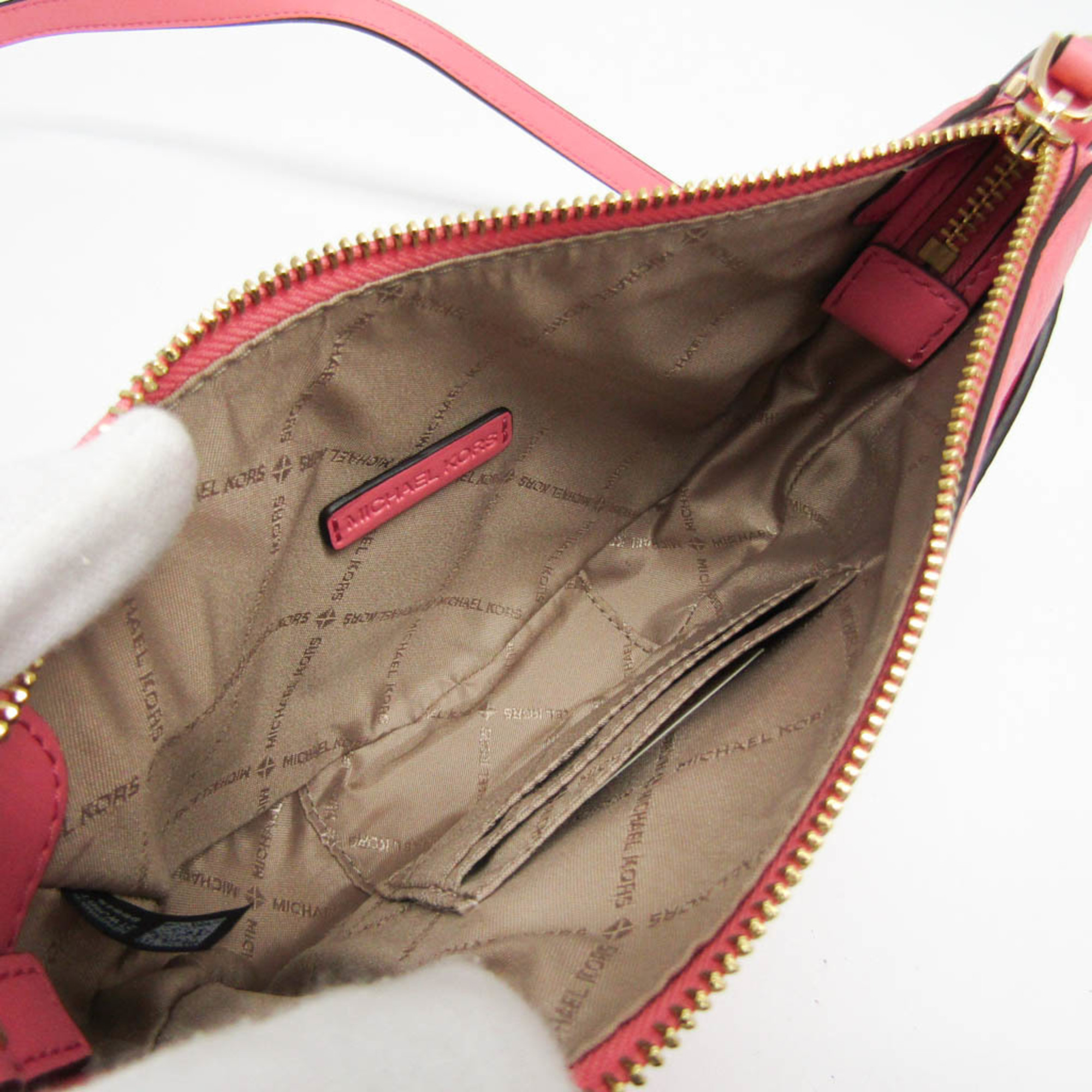 Michael Kors DOVER 35R3G4DC5L Women's Leather Shoulder Bag Light Pink