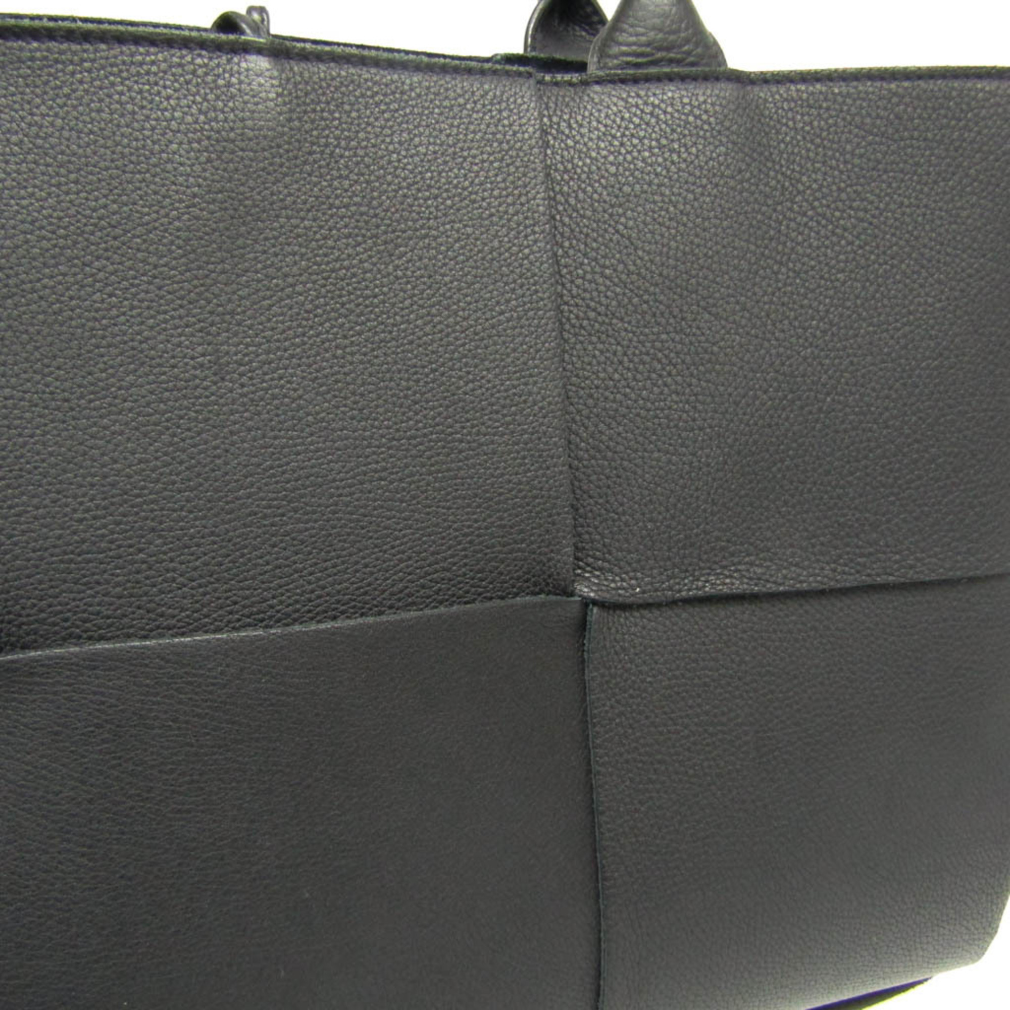 Bottega Veneta Medium Arco 609175 Women,Men Leather Tote Bag Black