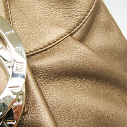 Bvlgari Chandra 32303 Women's Leather Tote Bag Gold