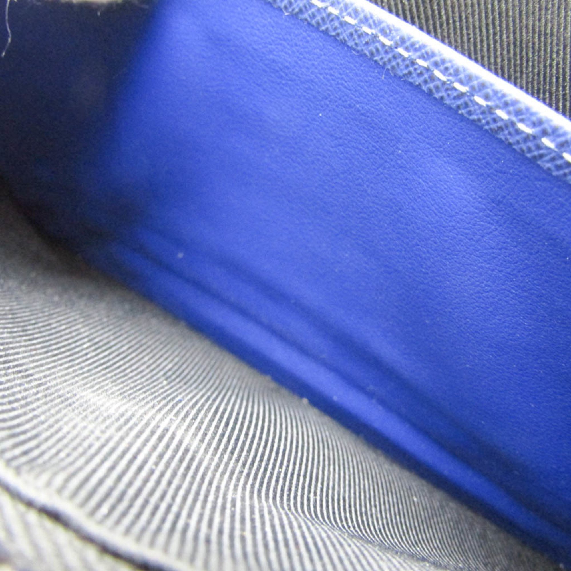 Louis Vuitton Taiga Pochette Discovery PM M30278 Men's Clutch Bag Cobalt