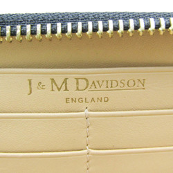 J&M Davidson Women's Leather Long Wallet (bi-fold) Black