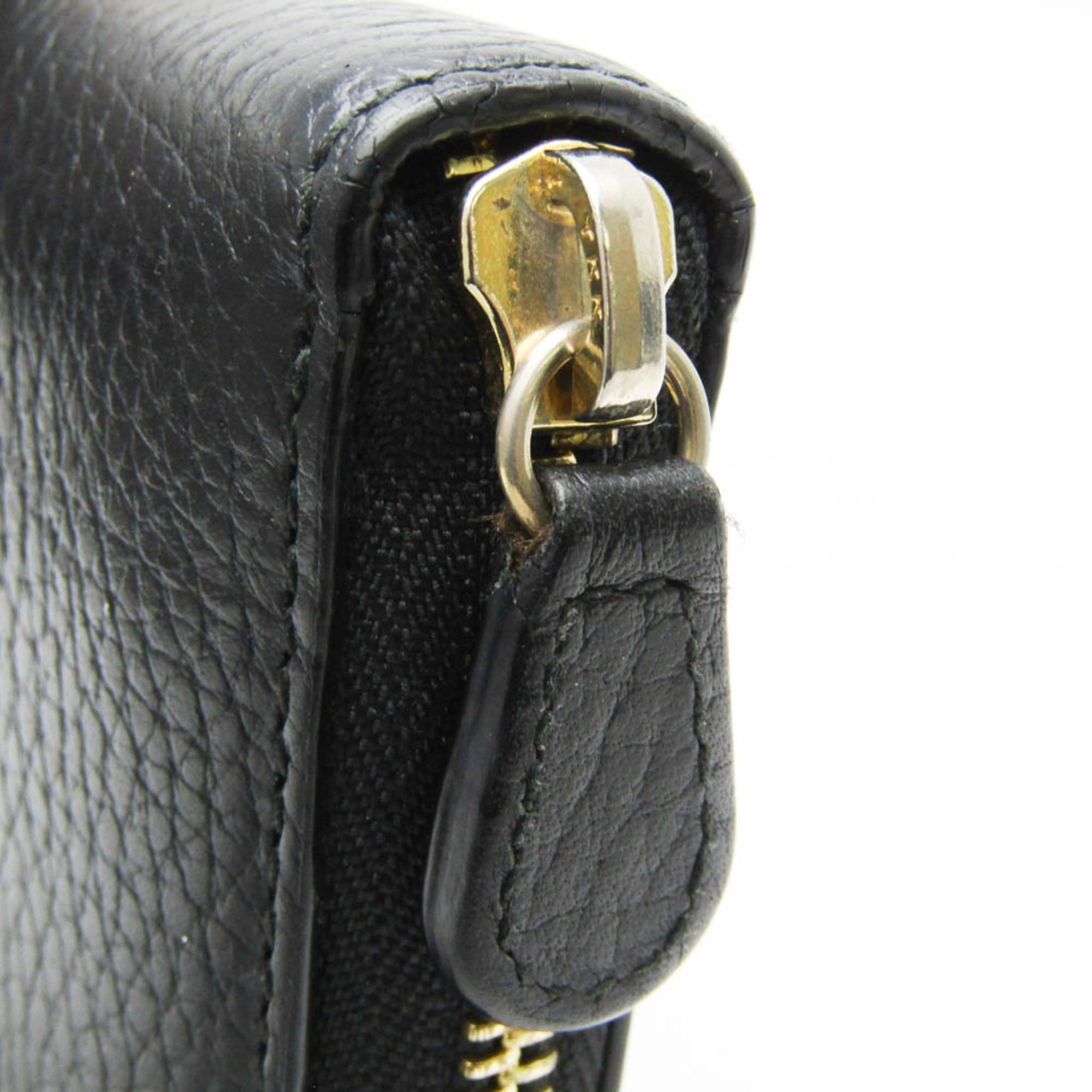 J&M Davidson Women's Leather Long Wallet (bi-fold) Black