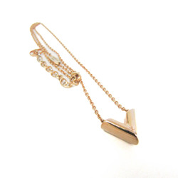 Louis Vuitton Necklace Essential V M80137 Metal Women's Pendant Necklace (Gold)