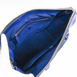 Bally BLOOM TOT Women,Men Leather Handbag,Shoulder Bag Royal Blue