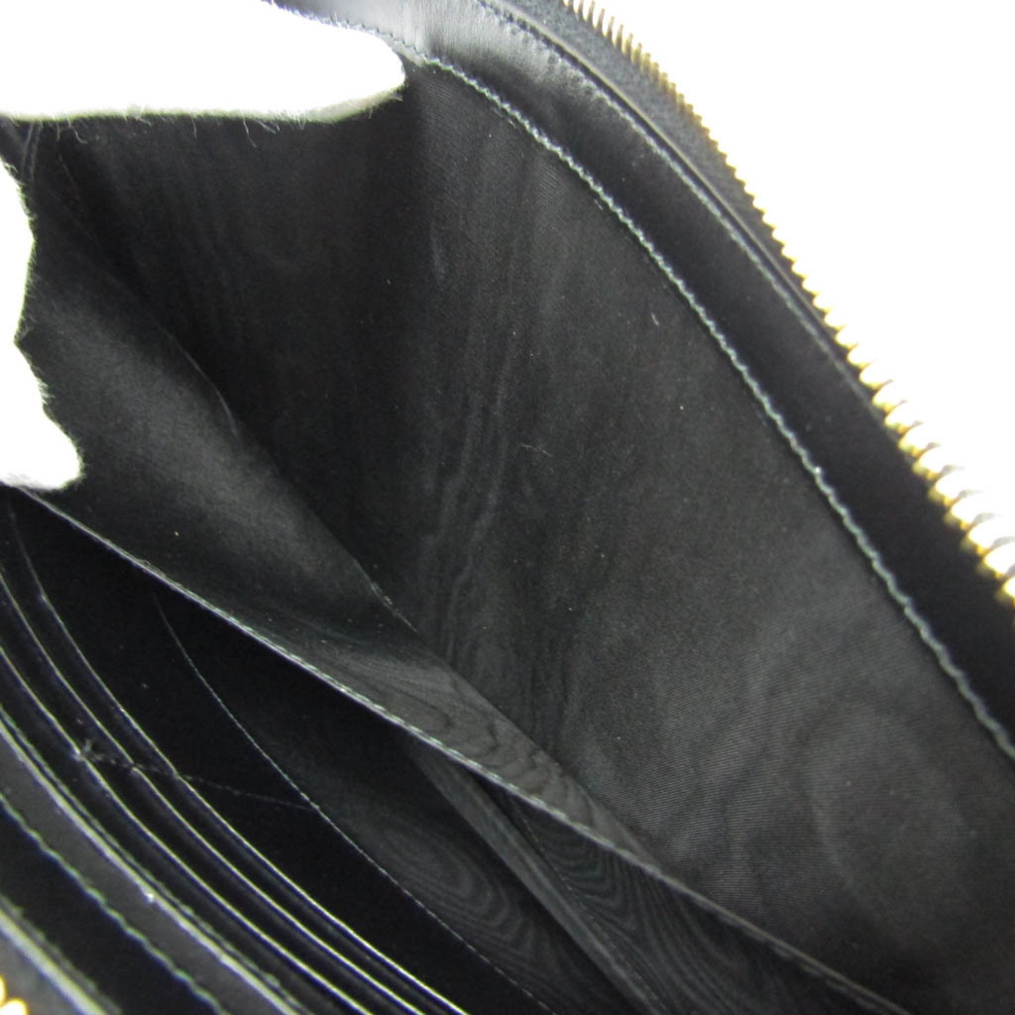 Gucci Logo Mark 547613 Women,Men Leather Clutch Bag Black