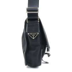 PRADA shoulder bag nylon black unisex