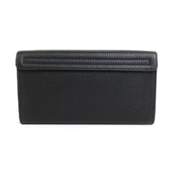 Dunhill Long Wallet Second Bag Leather Black Men's