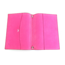 Hermes Notebook Cover Leather Magenta Ladies