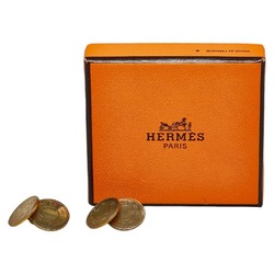 Hermes Serie Cufflinks Gold Plated Men's HERMES