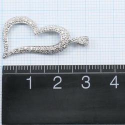 Folli Follie K18WG Pendant Top Diamond 0.34 Total Weight Approx. 2.2g Jewelry