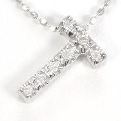 Folli Follie K18WG Necklace Diamond 0.05 Total Weight Approx. 2.5g 40cm Jewelry