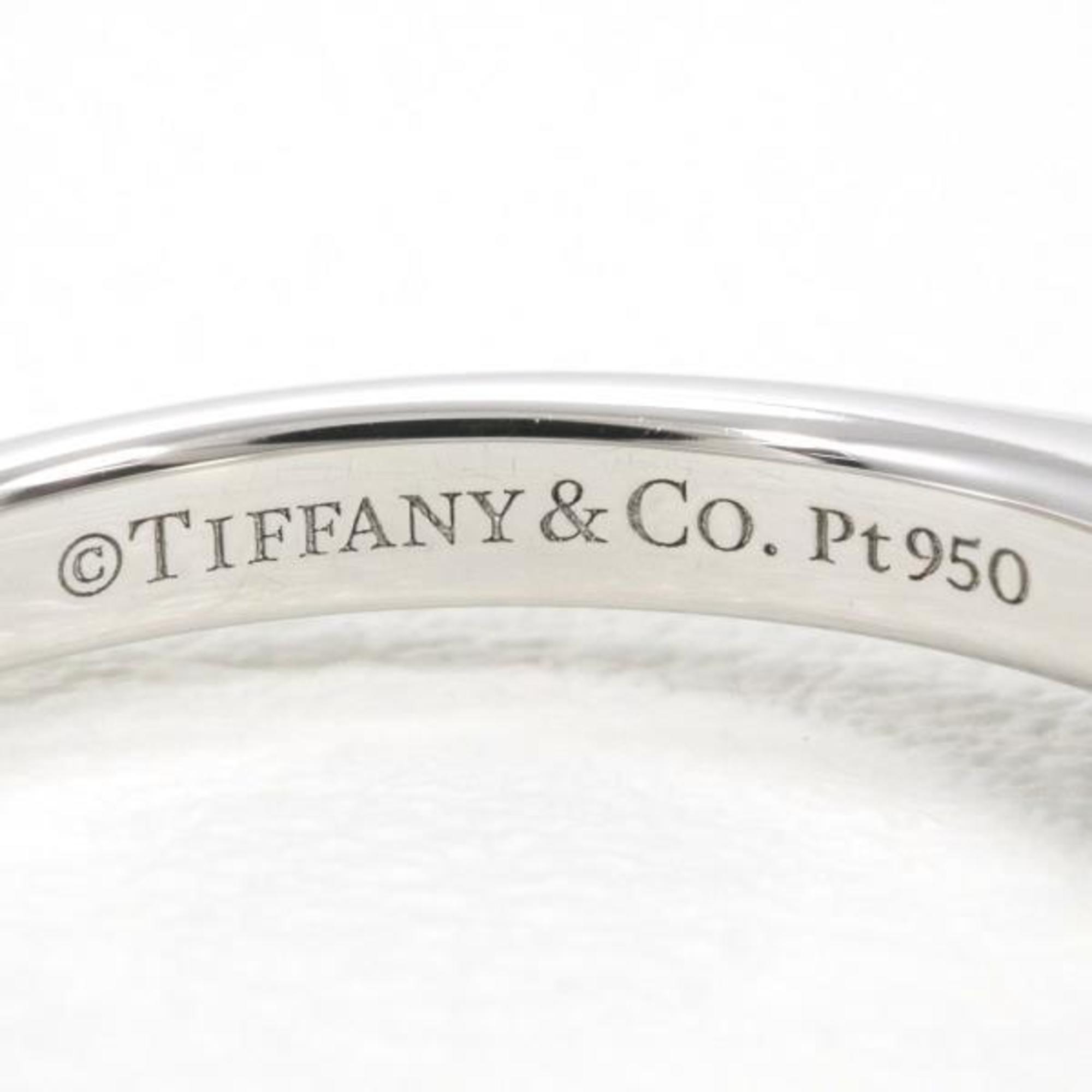 Tiffany Solitaire PT950 Ring Diamond 0.27 VS1 Certificate of Authenticity Total Weight Approx. 3.6g Jewelry