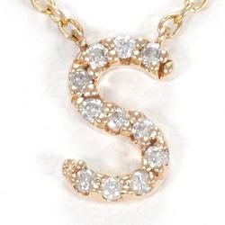 Folli Follie 10K PG Necklace Diamond 0.07 Total Weight Approx. 1.2g 40cm Jewelry