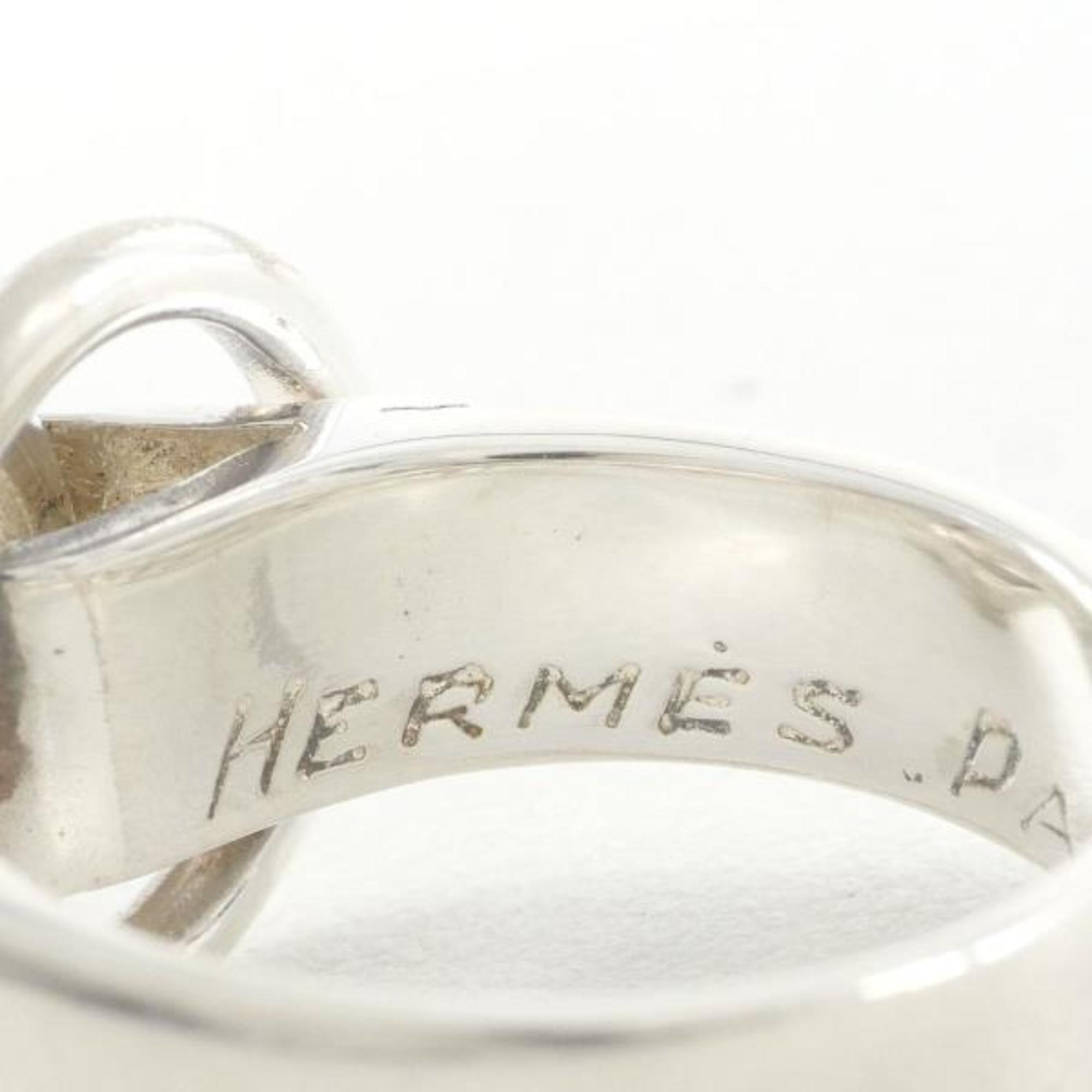 Hermes Dosano Silver Ring Total Weight Approx. 7.1g Jewelry
