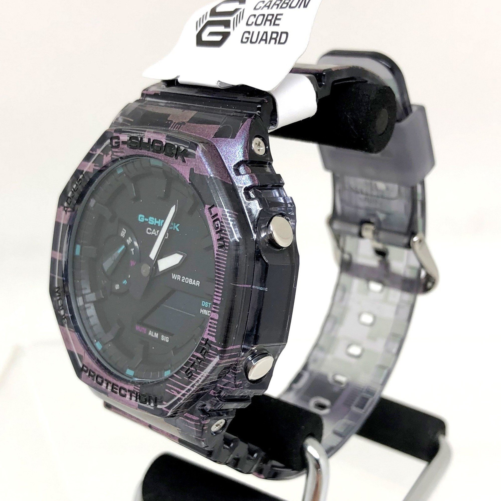 CASIO Casio G-SHOCK Watch GA-2100NN-1AJF Bug Design Octagon Men's Ana-Digi Quartz Black Skeleton ITKYLP8L6ZD4