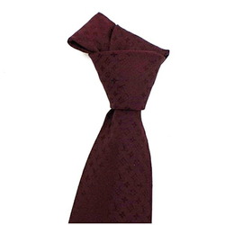 LOUIS VUITTON Silk Necktie Narrow Tie Men's Vuitton LV Slim