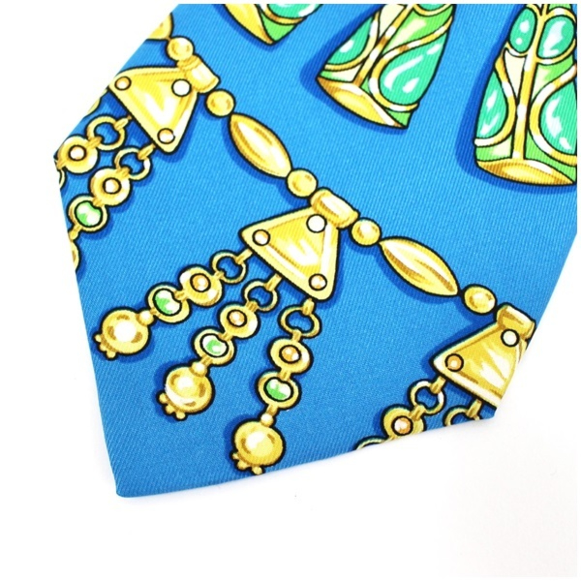 Hermes Silk Tie Scarf Pattern HERMES Men's