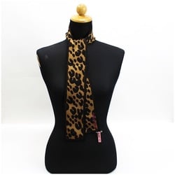 Louis Vuitton Bandeau Scarf Muffler Brown Leopard Pattern M72394 Women's