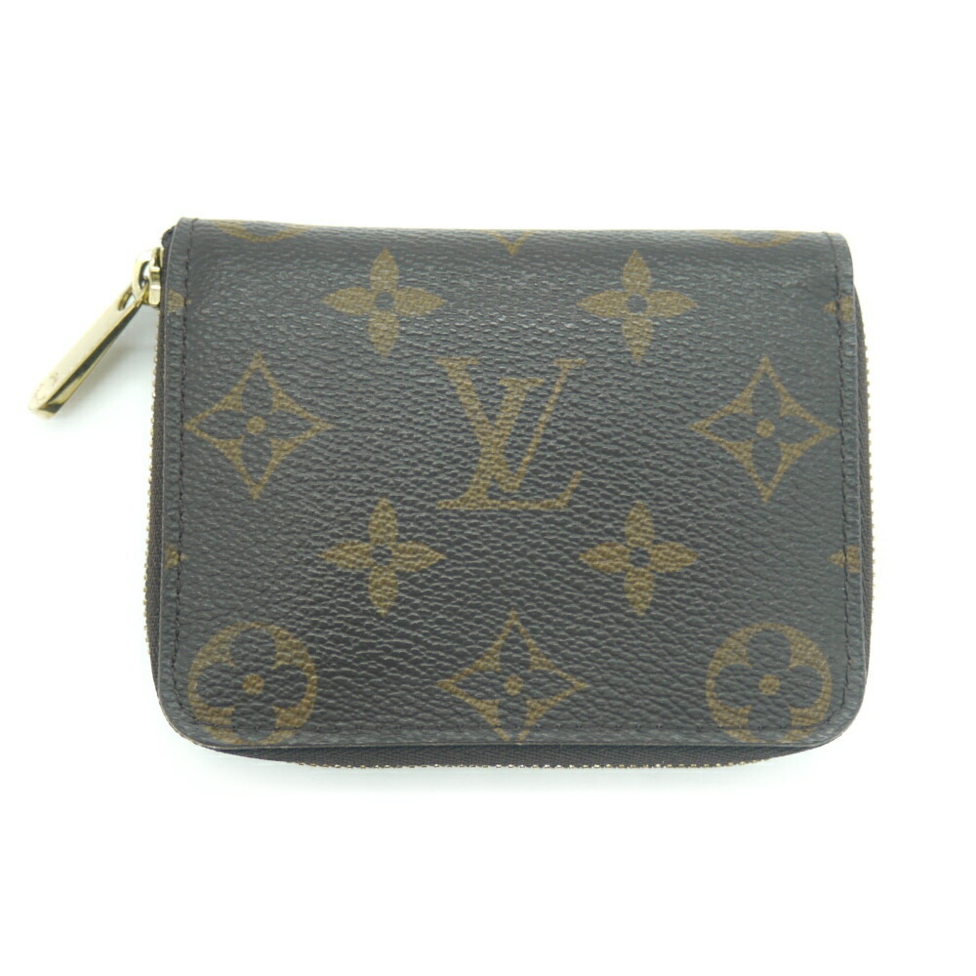 LOUIS VUITTON Zippy Coin Purse M60067 Monogram Case Wallet Y03251