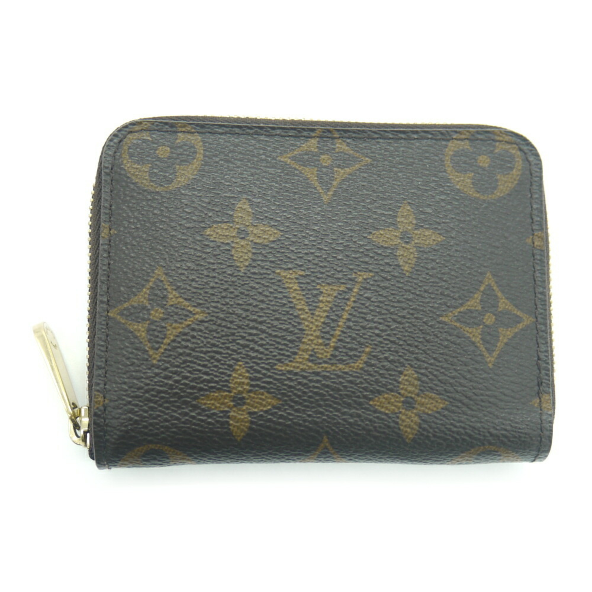 LOUIS VUITTON Zippy Coin Purse M60067 Monogram Case Wallet Y03251