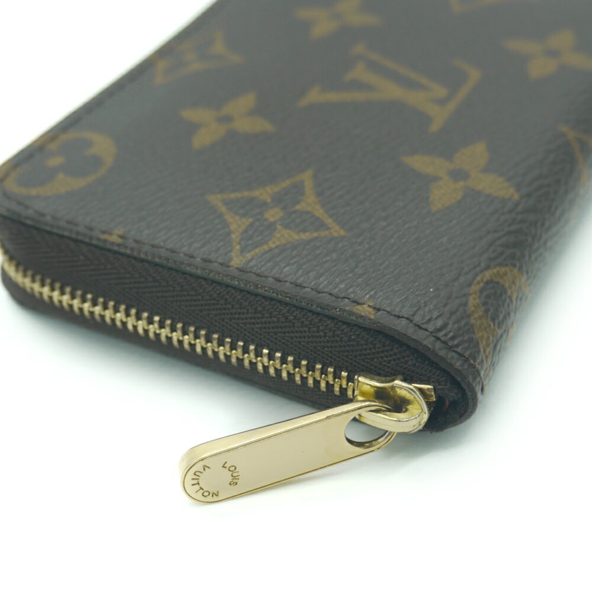 LOUIS VUITTON Zippy Coin Purse M60067 Monogram Case Wallet Y03251