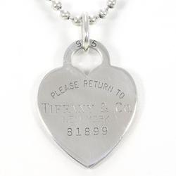 Tiffany Return to Heart Silver Necklace Total Weight Approx. 23.1g 87cm Jewelry