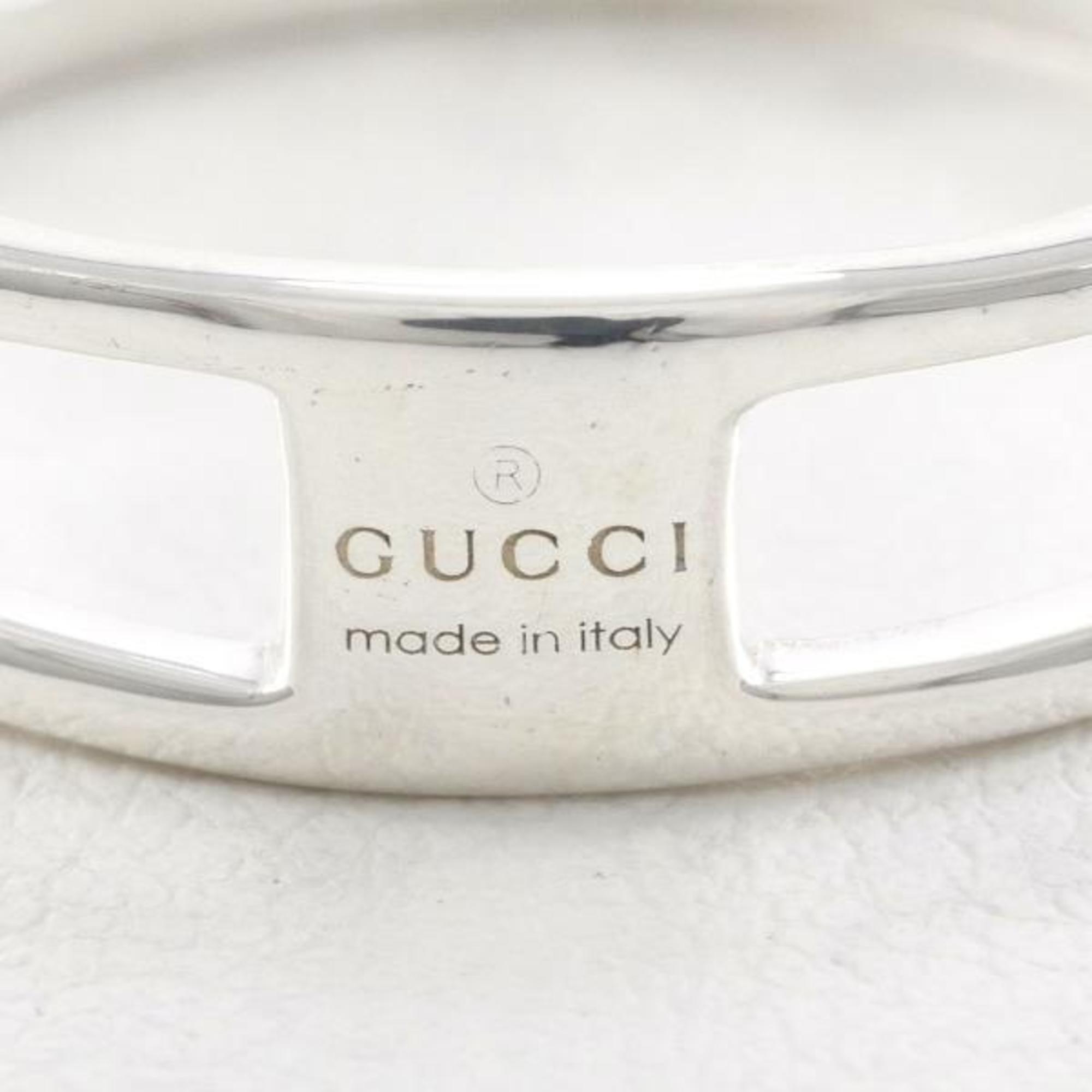 Gucci Interlocking G Silver Ring Box Bag Total Weight Approx. 2.9g Jewelry