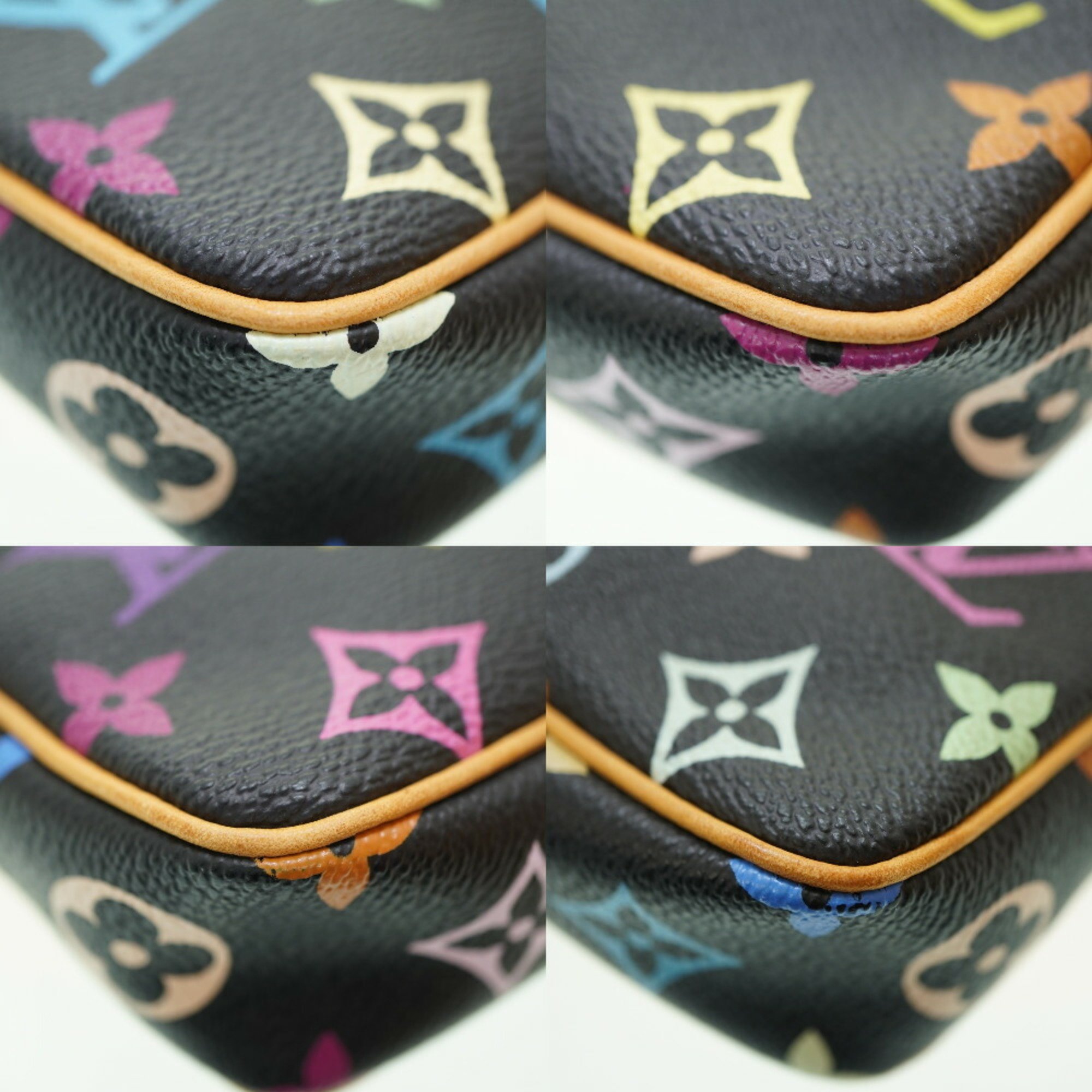 Louis Vuitton Monogram Multicolor Accessoire Pouch M92648 Noir Black 0069LOUIS VUITTON 6A0069IEB6